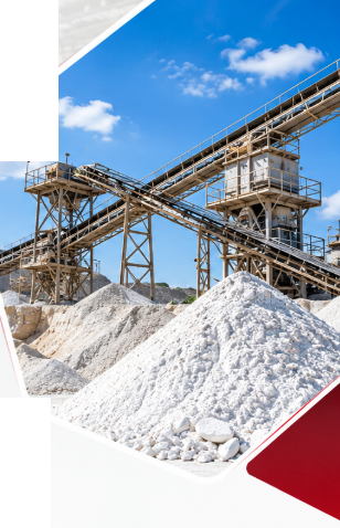 Sakthima Industrial Processing Plant and Mineral Stockpiles